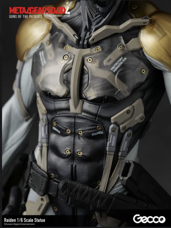 Gecco Metal Gear Solid 4 Raiden 1/6 Scale Statue resina 32 cm