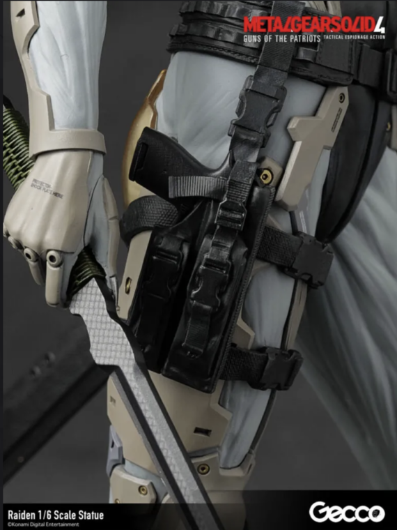 Gecco Metal Gear Solid 4 Raiden 1/6 Scale Statue resina 32 cm