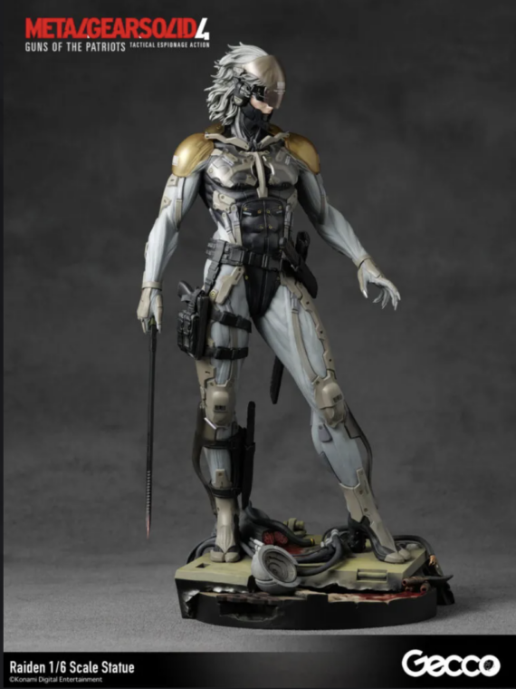Gecco Metal Gear Solid 4 Raiden 1/6 Scale Statue resina 32 cm