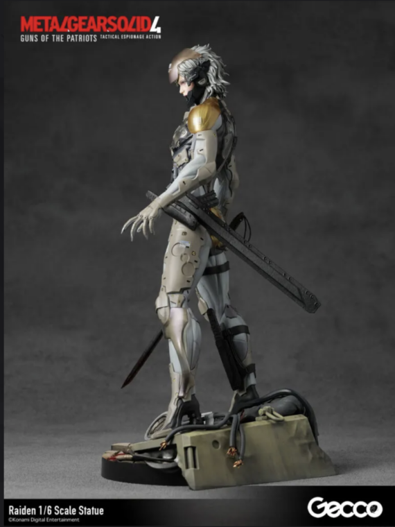 Gecco Metal Gear Solid 4 Raiden 1/6 Scale Statue resina 32 cm
