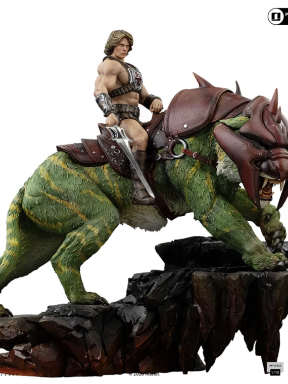Iron Studios Masters Of The Universe 2026 He-man And Battlecat 1/10 Statue resina 33 cm