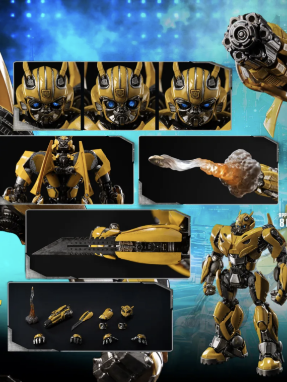 Threezero Transformers Bumblebee Dlx Bumblebee Cybertron Mode Action Figure abs/metallo 20 cm