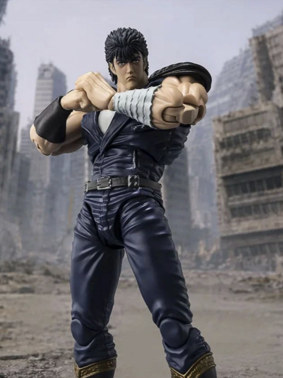 Bandai Fist Of The North Star Kenshiro S.h.figuarts Hokuto no Ken pvc 17 cm