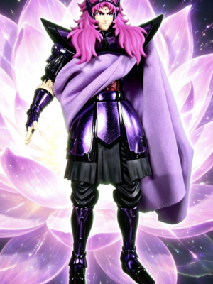 Jm/Mst Saint Seiya Aghora del Loto silver saint action figure 18 cm pvc/metallo