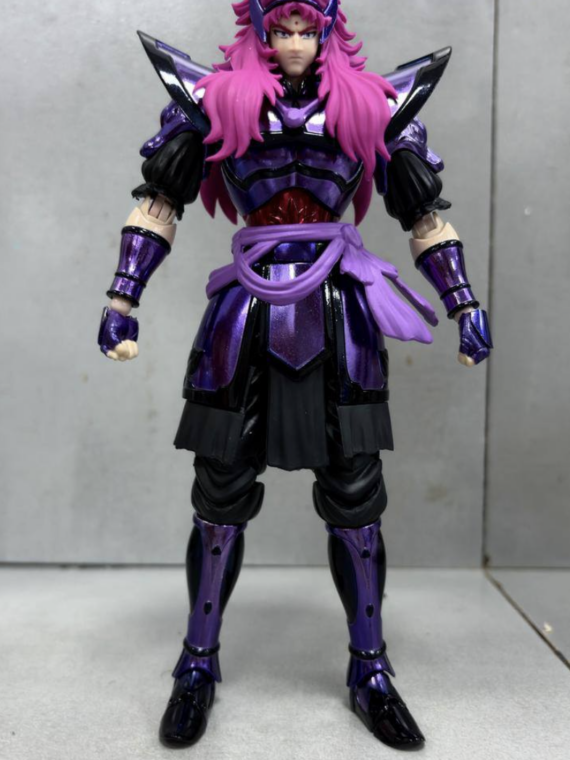 Jm/Mst Saint Seiya Aghora del Loto silver saint action figure 18 cm pvc/metallo