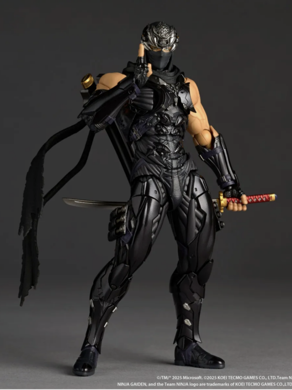 Kaiyodo Revoltech Amazing Yamaguchi Ryu Hayabusa Ninja Gaiden 4 Action Figure pvc
