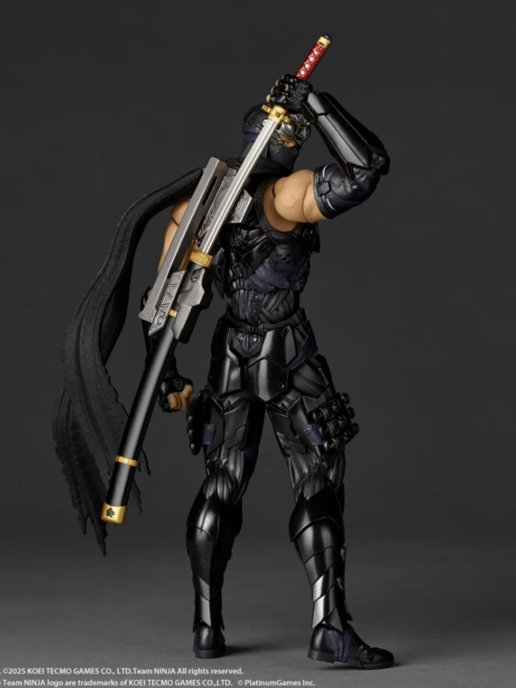 Kaiyodo Revoltech Amazing Yamaguchi Ryu Hayabusa Ninja Gaiden 4 Action Figure pvc