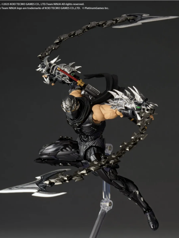 Kaiyodo Revoltech Amazing Yamaguchi Ryu Hayabusa Ninja Gaiden 4 Action Figure pvc