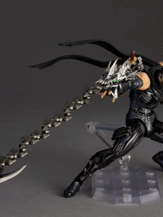 Kaiyodo Revoltech Amazing Yamaguchi Ryu Hayabusa Ninja Gaiden 4 Action Figure pvc