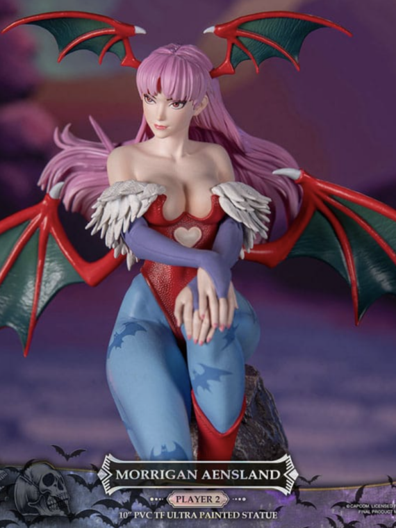 First 4 Figures Darkstalkers PVC Statue Morrigan Aensland Player 2 Variant 25 cm