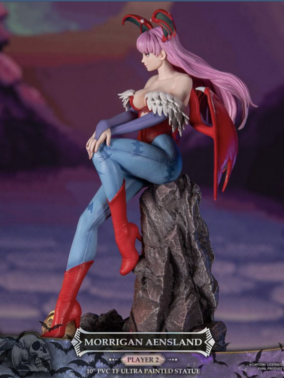 First 4 Figures Darkstalkers PVC Statue Morrigan Aensland Player 2 Variant 25 cm