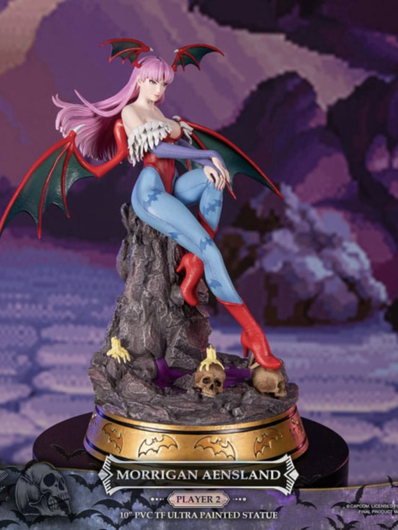 First 4 Figures Darkstalkers PVC Statue Morrigan Aensland Player 2 Variant 25 cm
