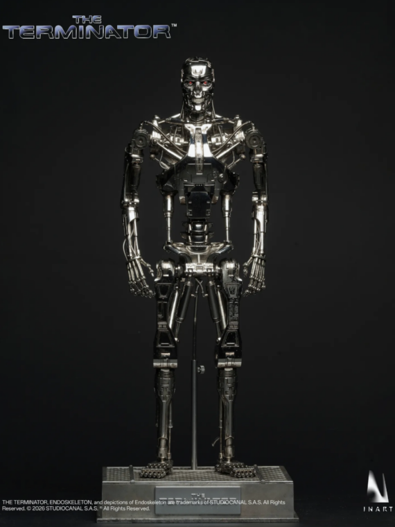 Inart The Terminator T-800 Endoskeleton 1/6 Collectible Figure doll 31 cm