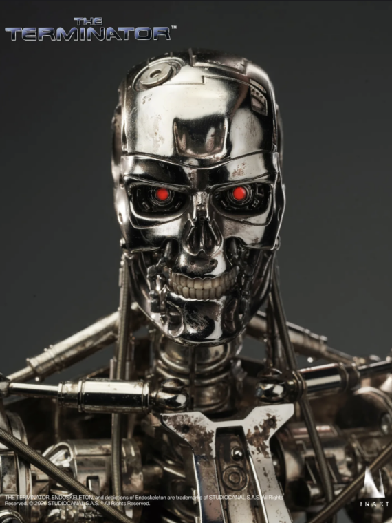Inart The Terminator T-800 Endoskeleton 1/6 Collectible Figure doll 31 cm