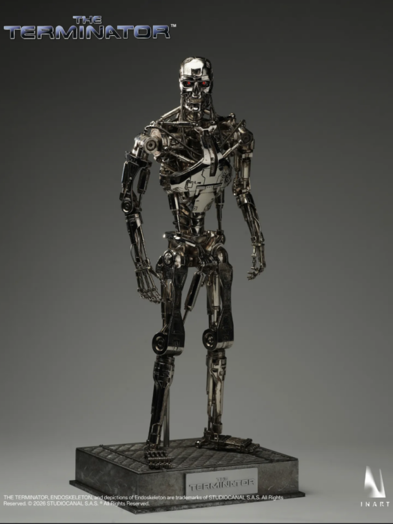 Inart The Terminator T-800 Endoskeleton 1/6 Collectible Figure doll 31 cm