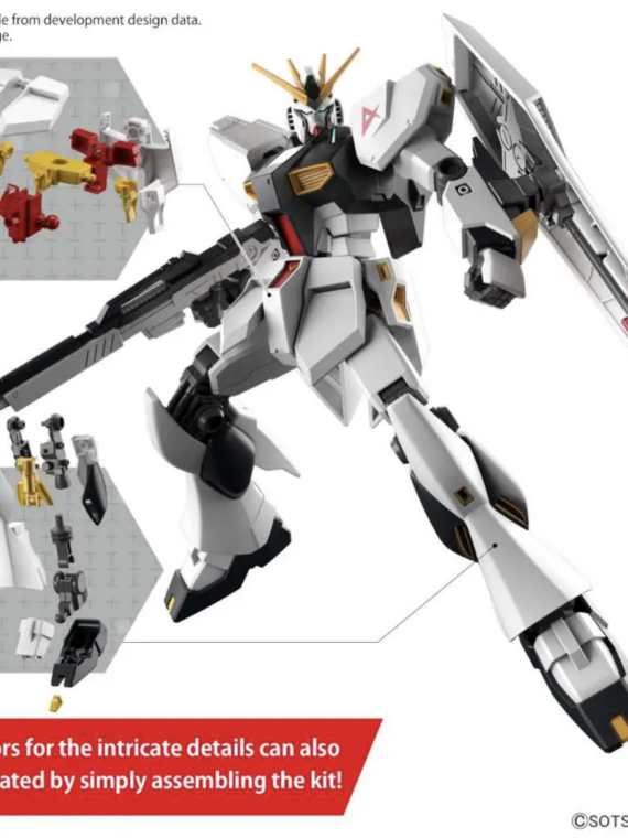 Bandai Eg Gundam Nu 1/144 model kit