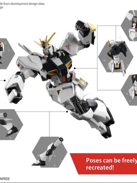Bandai Eg Gundam Nu 1/144 model kit