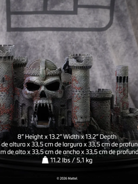 Iron Studios Masters Of The Universe 2026 Grayskull Castle Icons Statue resina 33 cm