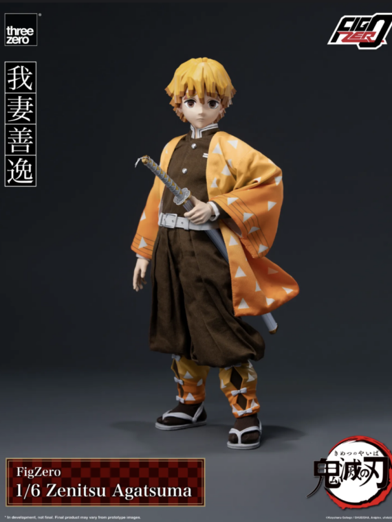 Threezero Demon Slayer Zenitsu Agatsuma 1/6 Figure action figure doll 27 cm