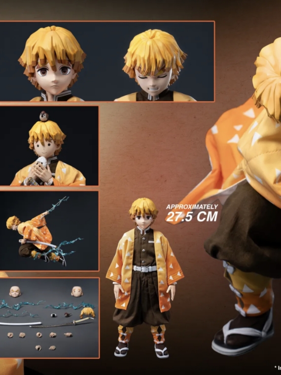 Threezero Demon Slayer Zenitsu Agatsuma 1/6 Figure action figure doll 27 cm