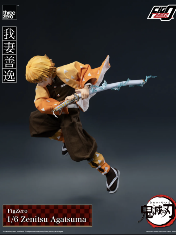 Threezero Demon Slayer Zenitsu Agatsuma 1/6 Figure action figure doll 27 cm