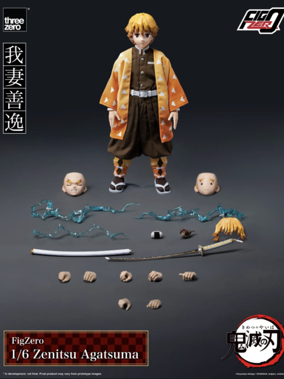 Threezero Demon Slayer Zenitsu Agatsuma 1/6 Figure action figure doll 27 cm