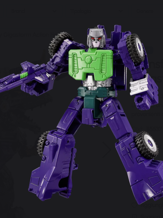 Takara Tomy Transformers Takara Tomy Gigastorm Action Figure robot trasformabile
