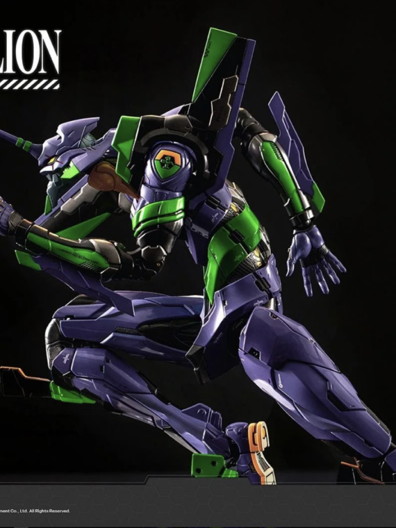 Blitzway Carbotix Neon Genesis Evangelion Eva 01 test type action figure abs/metallo 33 cm
