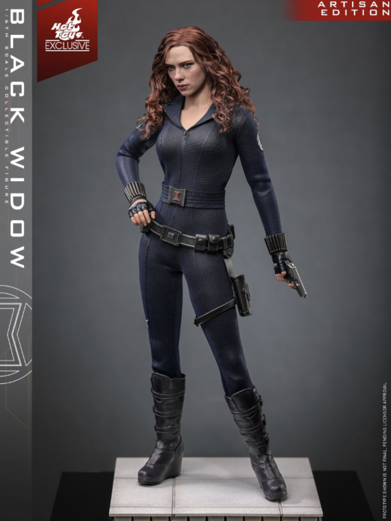 Hot Toys Iron Man 2 Black Widow Artisan Version action figure doll 1/6 28 cm