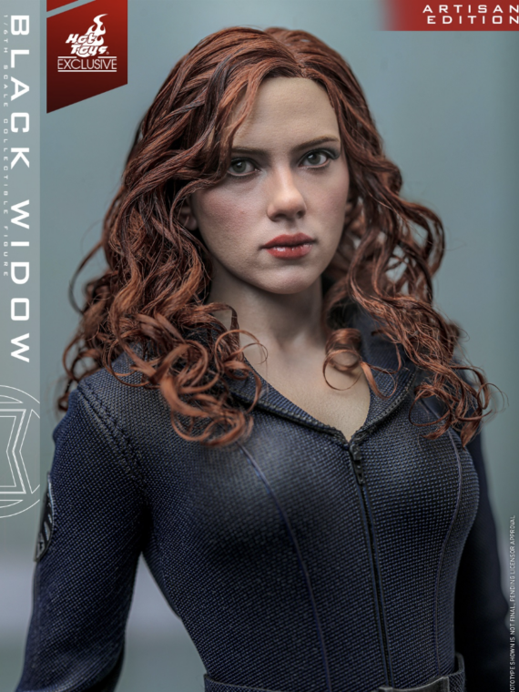 Hot Toys Iron Man 2 Black Widow Artisan Version action figure doll 1/6 28 cm