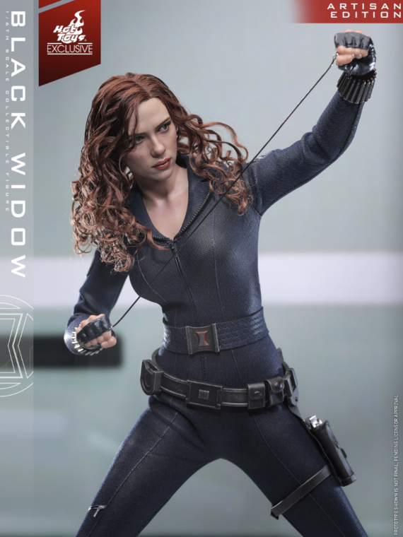 Hot Toys Iron Man 2 Black Widow Artisan Version action figure doll 1/6 28 cm