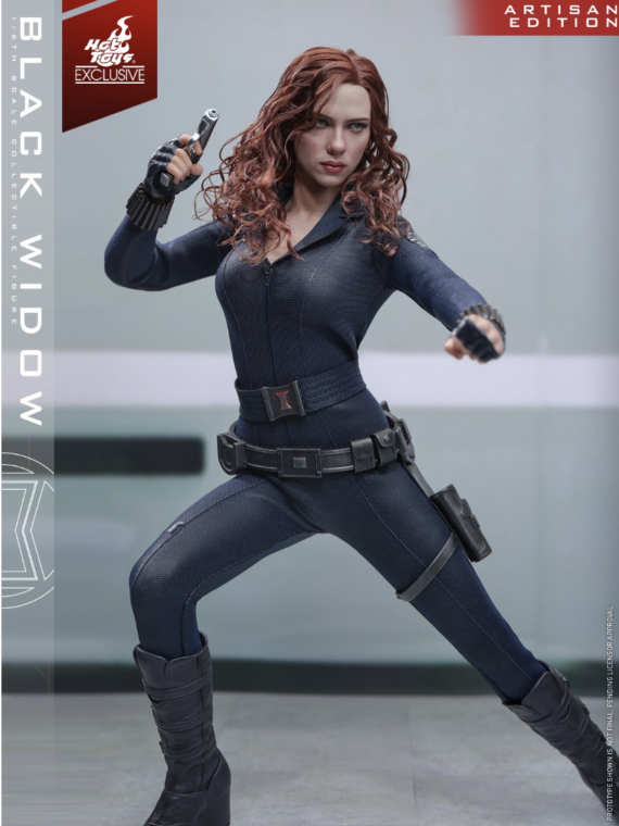 Hot Toys Iron Man 2 Black Widow Artisan Version action figure doll 1/6 28 cm