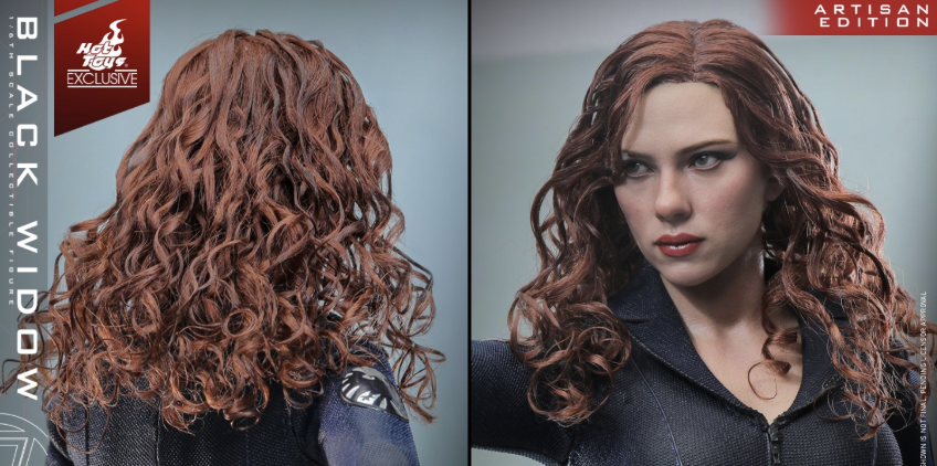 Hot Toys Iron Man 2 Black Widow Artisan Version action figure doll 1/6 28 cm