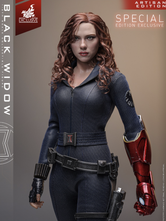 Hot Toys Iron Man 2 Black Widow Artisan Version action figure doll 1/6 28 cm
