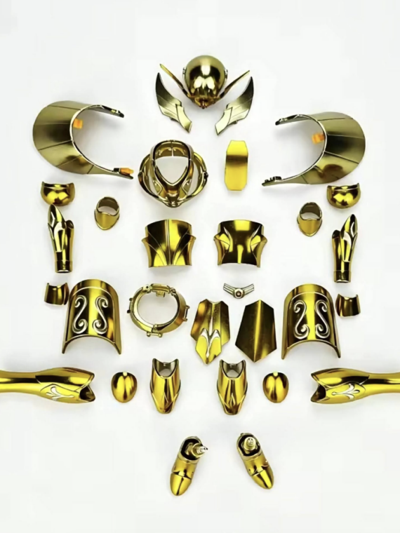 Mst Saint Seiya Virgo Shaka plus EXM action figure 25 cm abs/metallo/stoffa