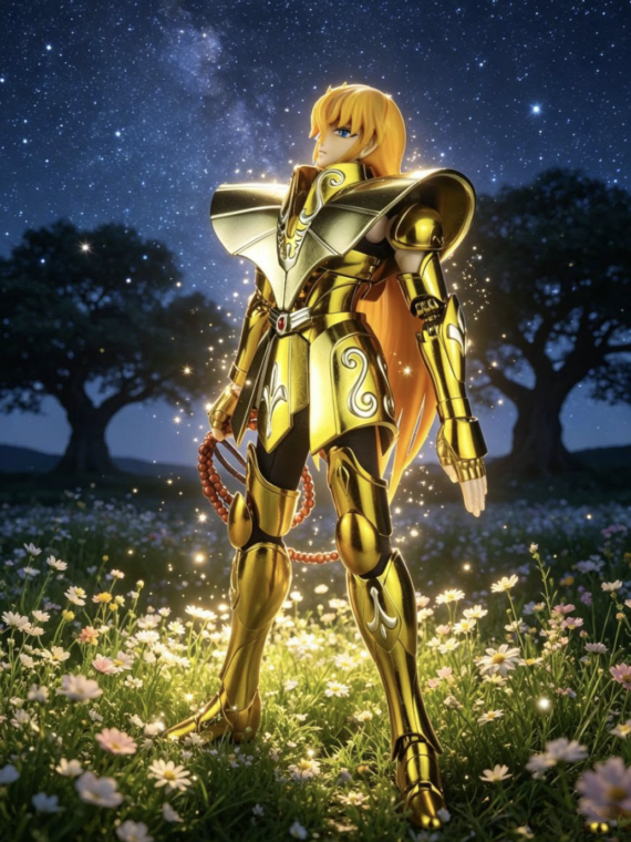 Mst Saint Seiya Virgo Shaka plus EXM action figure 25 cm abs/metallo/stoffa