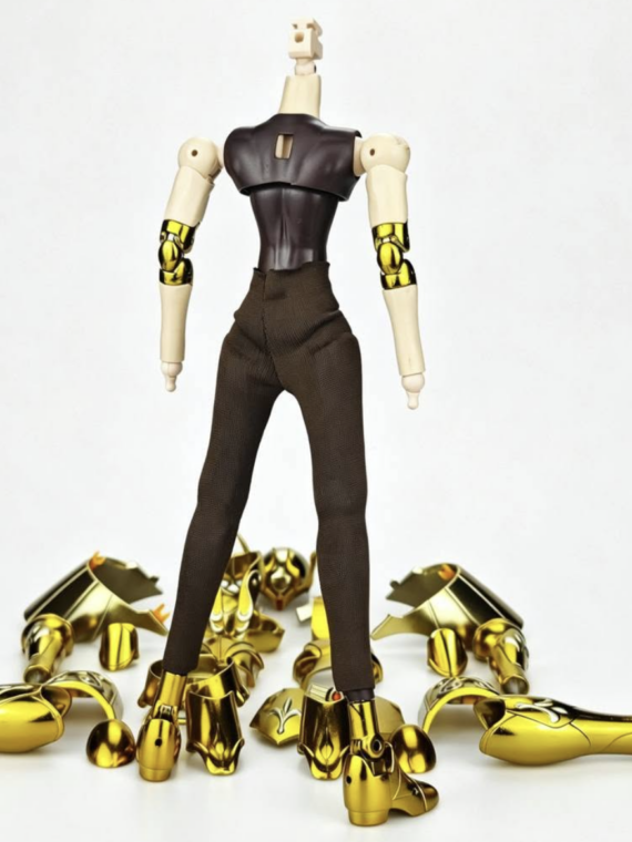 Mst Saint Seiya Virgo Shaka plus EXM action figure 25 cm abs/metallo/stoffa