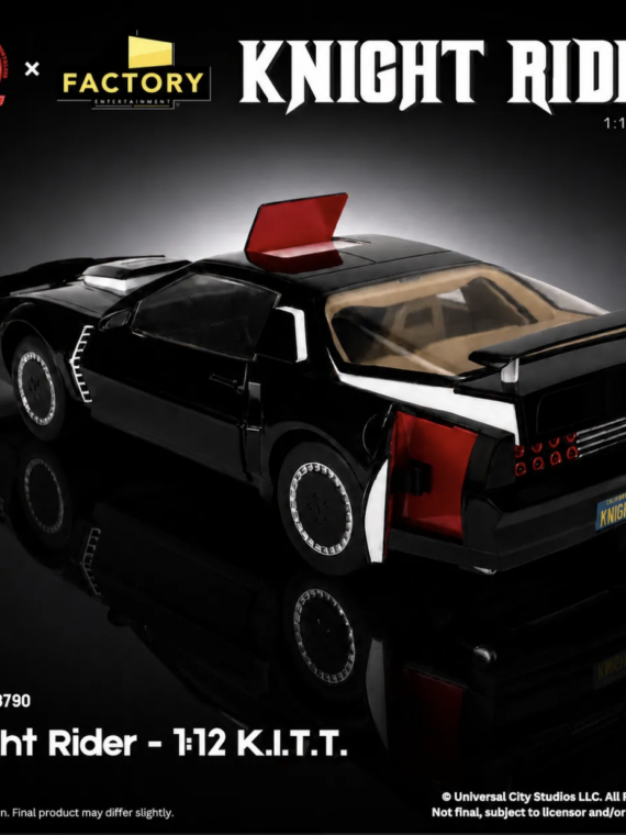Factory Entertainment/Ramen Toy Knight Rider Supercar 1:12 Scale Kitt Vehicle & Michael Knight Action Figure