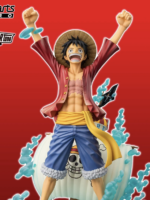 Bandai One Piece Monkey D Luffy Setting Out For The New World Figuartszero Startune pvc 25 cm