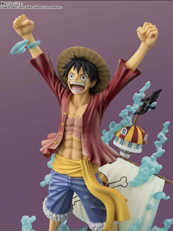 Bandai One Piece Monkey D Luffy Setting Out For The New World Figuartszero Startune pvc 25 cm