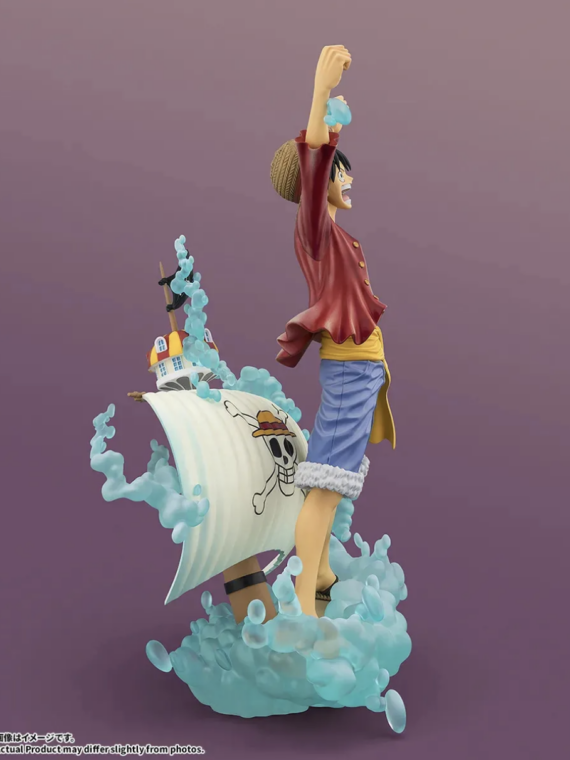 Bandai One Piece Monkey D Luffy Setting Out For The New World Figuartszero Startune pvc 25 cm