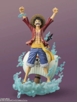 Bandai One Piece Monkey D Luffy Setting Out For The New World Figuartszero Startune pvc 25 cm