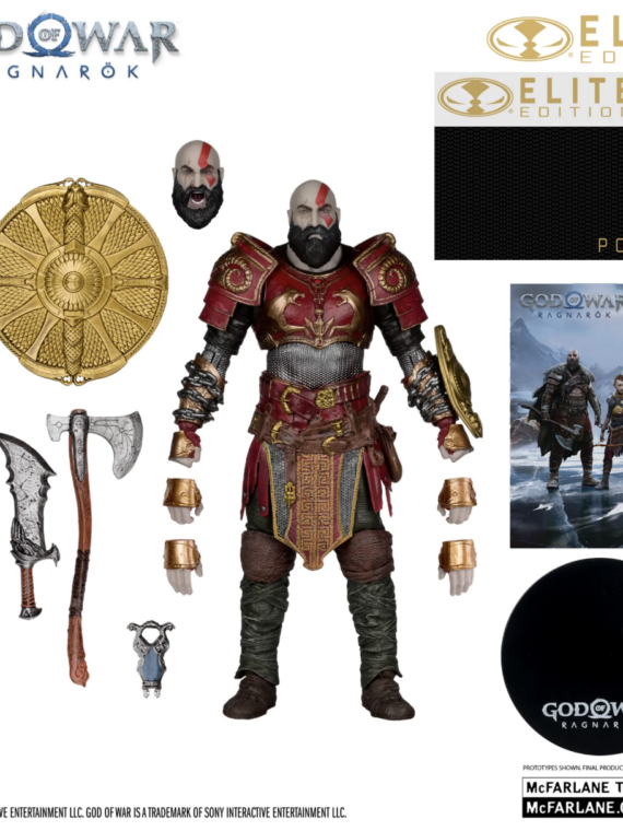 McFarlane Toys Mcfarlane Elite Edition 7inch God Of War Kratos Ares Armor Figure 17 cm