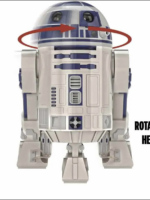 Clementoni Star Wars R2-d2 Interactive Droid 1/3 Replica 31 cm pvc