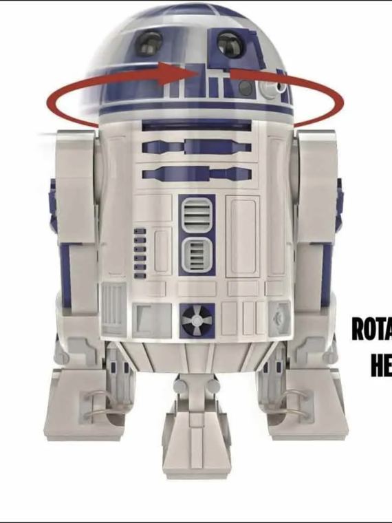 Clementoni Star Wars R2-d2 Interactive Droid 1/3 Replica 31 cm pvc