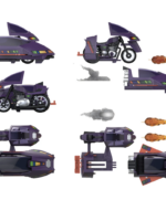 The Loyal Subjects M.a.s.k. Stealth Submarine Cycle (ssc) Vehicle replica pvc