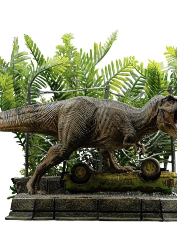 Iron Studios Jurassic Park Icons Statue T-Rex Breakout Set A 17 cm Statue Jurassic Park
