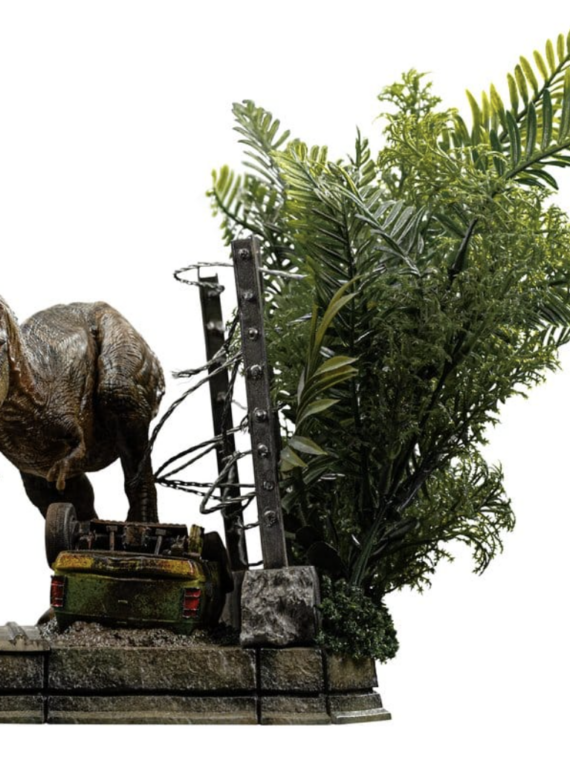 Iron Studios Jurassic Park Icons Statue T-Rex Breakout Set A 17 cm Statue Jurassic Park