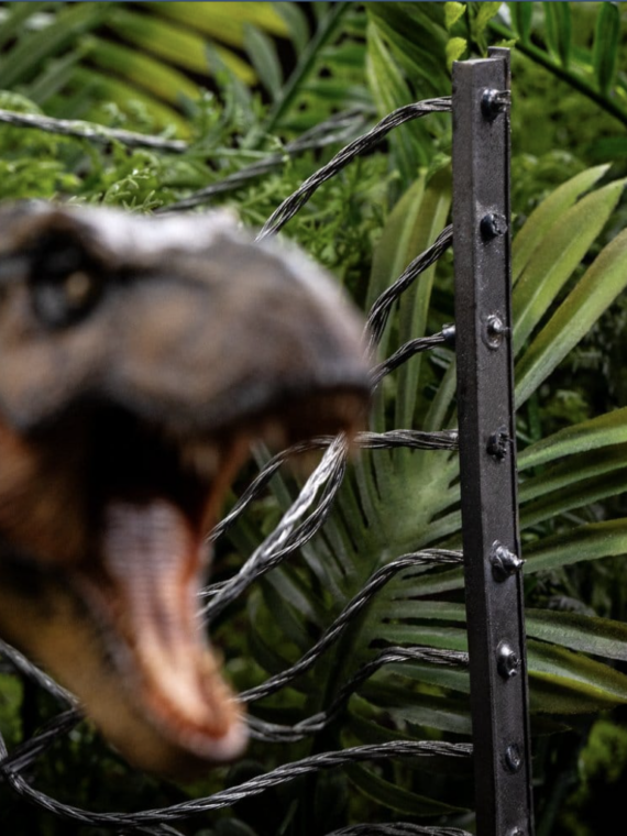 Iron Studios Jurassic Park Icons Statue T-Rex Breakout Set A 17 cm Statue Jurassic Park