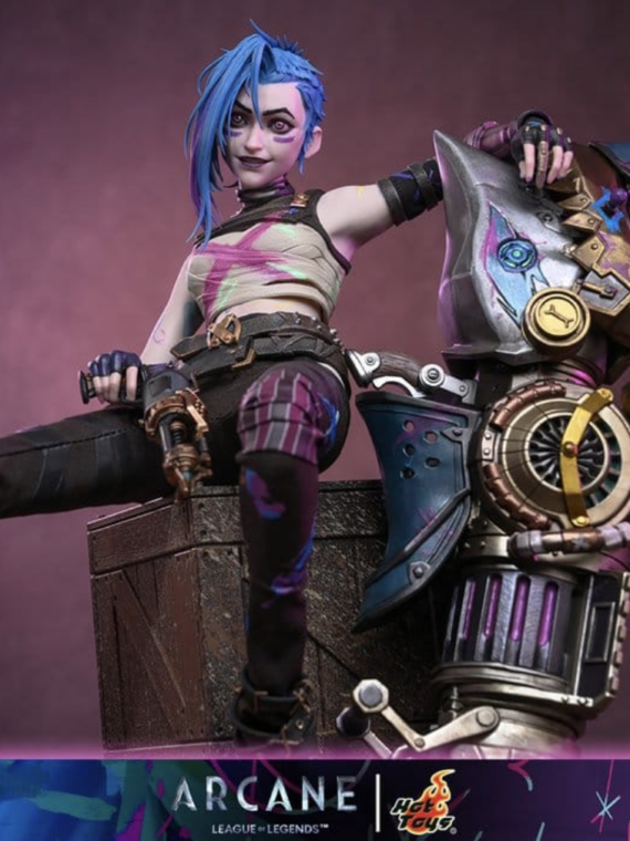 Hot Toys Arcane Action Figure 1/6 Fractured Jinx 28 cm Action figures League of Legends